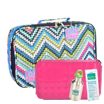 Go Green Lunch Box ZigZag Set