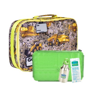Go Green Lunch Box Under Construction Set