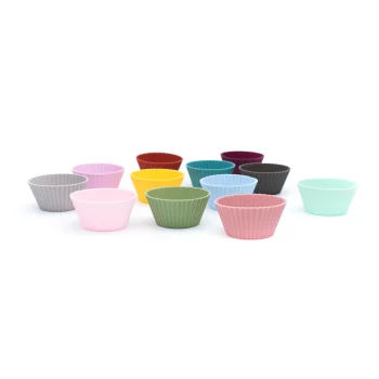 We Might Be Tiny Reusable Silicone Muffin Cups 12 Pack
