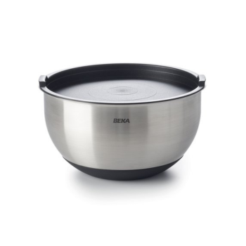 BEKA Stainless Steel Mixing Bowl with Lid (2 Sizes)