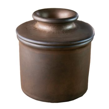 Butter Bell Crock Classic Matte Bronze clear