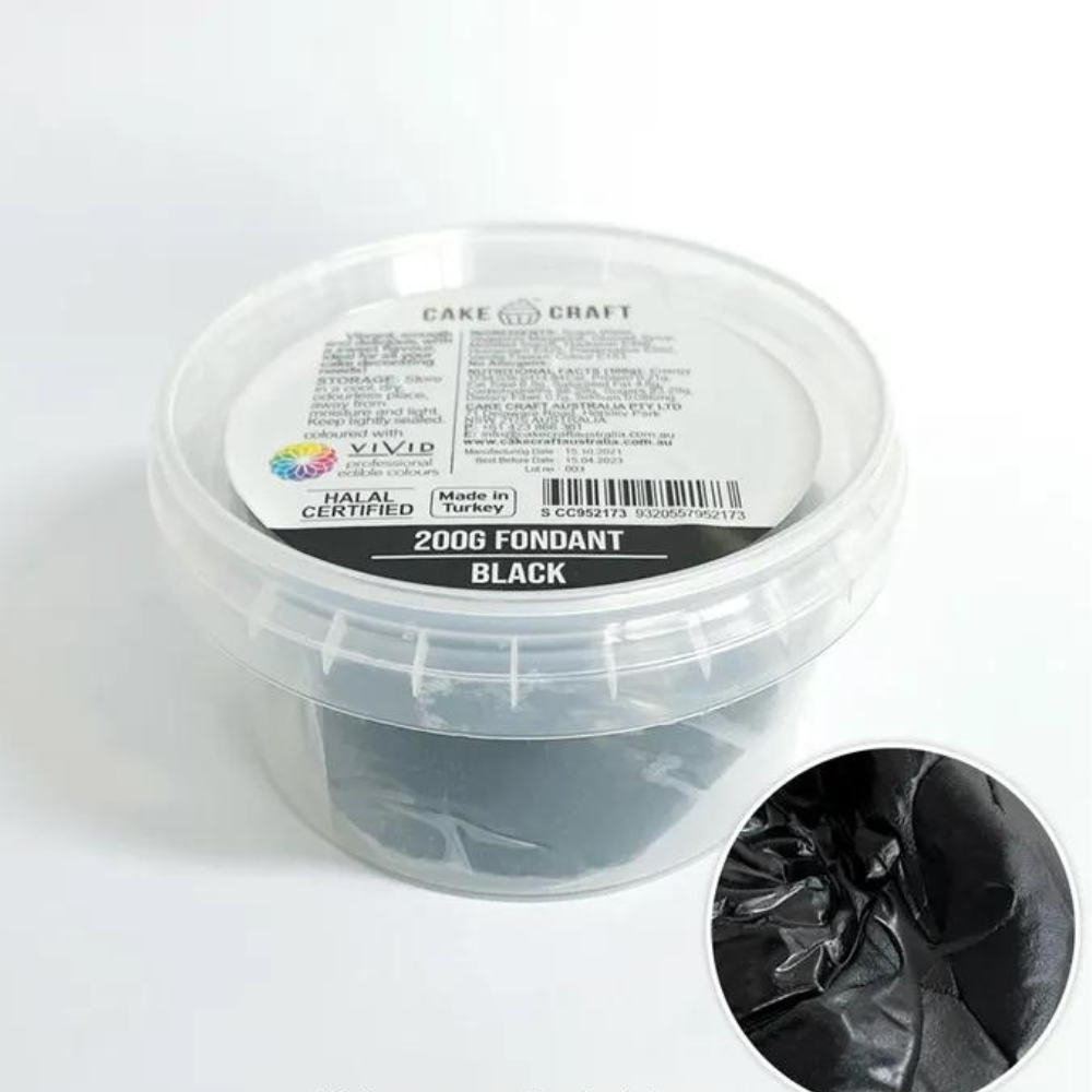 Black Fondant 200g (1)