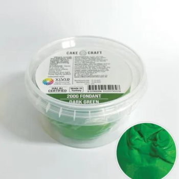 Dark Green Fondant 200gm (1)