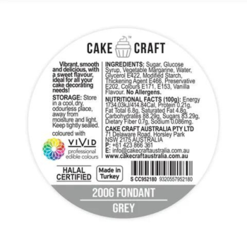 Grey Fondant 200gm (2)