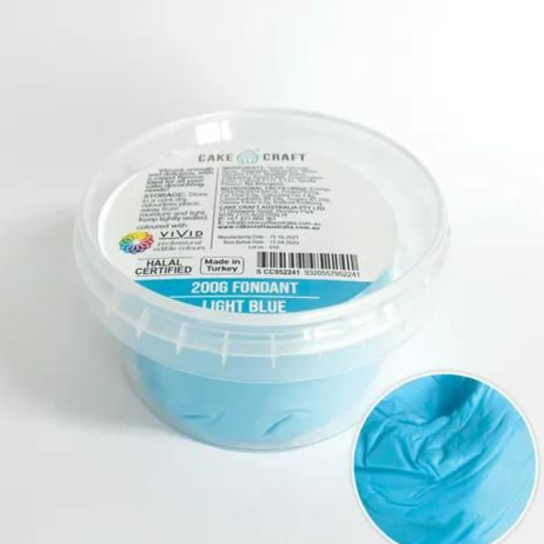 Light Blue Fondant 200gm (1)