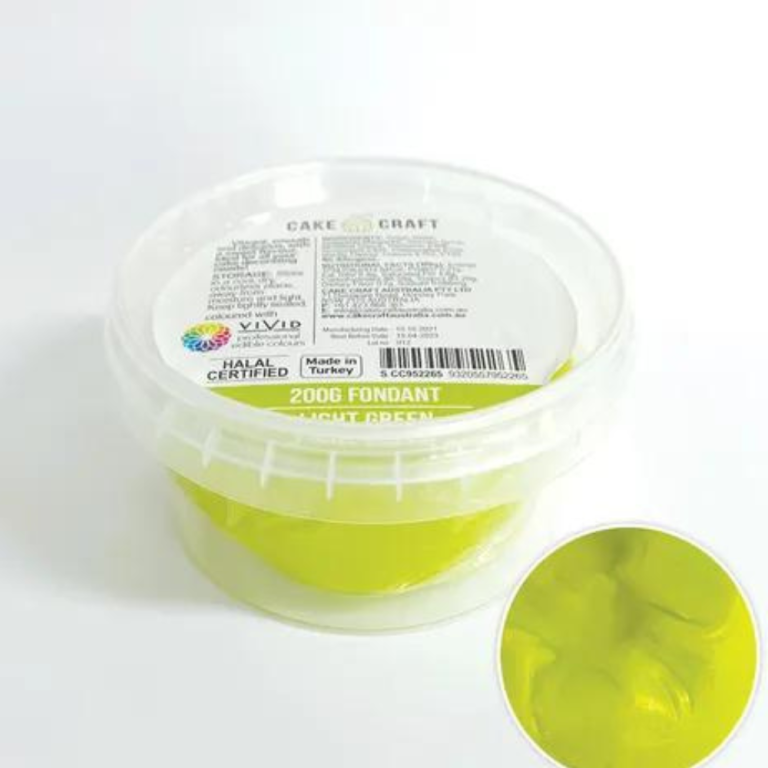 Light Green Fondant 200gm (2)