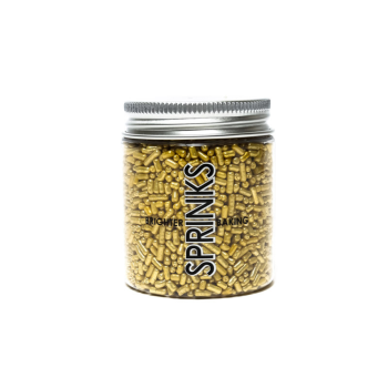 Sprinks Metallic Gold Jimmies 1mm 85g