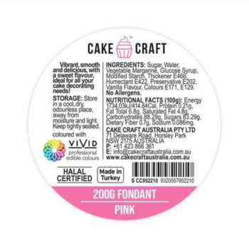 Pink Fondant 200gm (1)