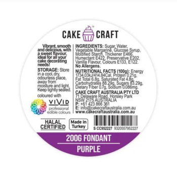 Purple Fondant 200gm (2)