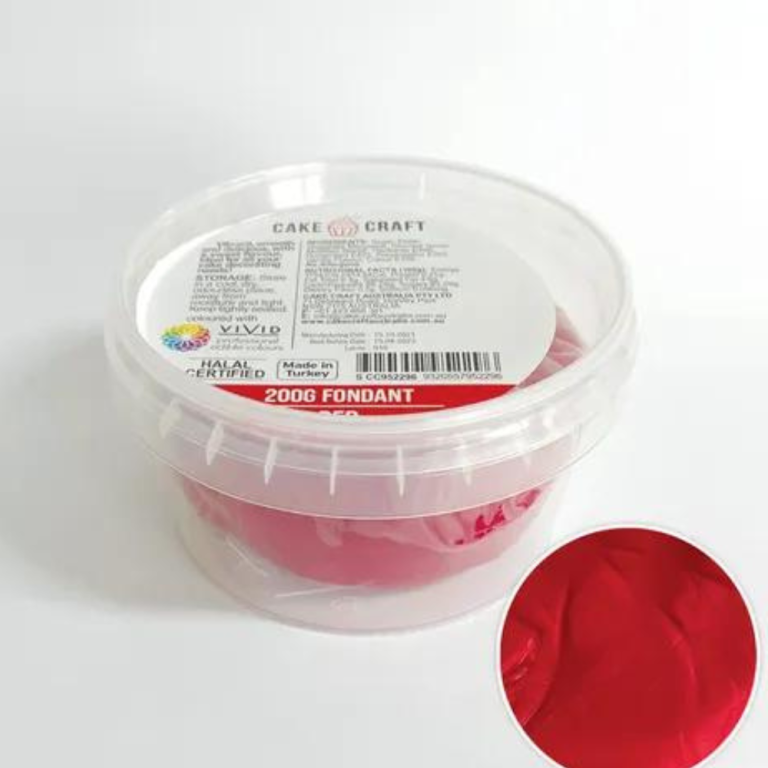 Red Fondant 200gm (1)