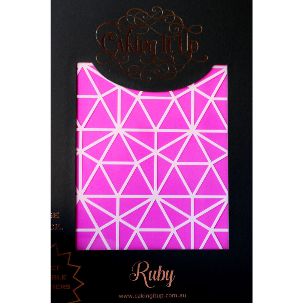 Ruby Cake Stencil (4)