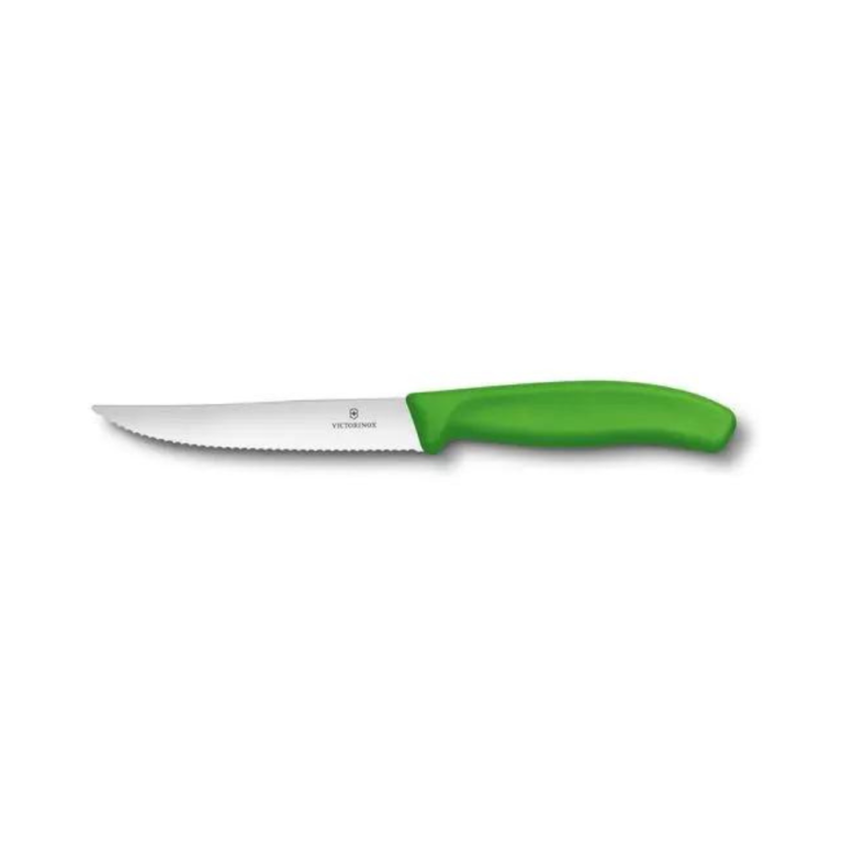 Steak Pizza Knife Green