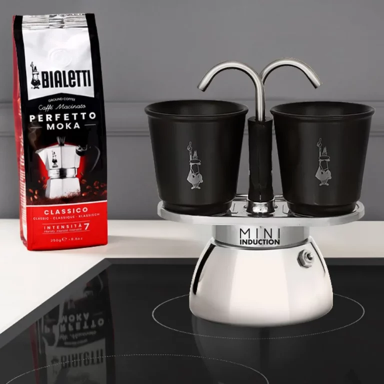 Bialetti Mini Express Induction Black 2 Cup Set - Chef's Complements