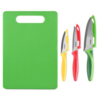 Zyliss Board and Knife Set 4 Piece