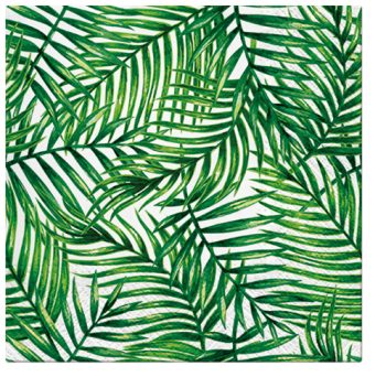 PAW Decor Lunch Napkins 33cm Tropical Leaves