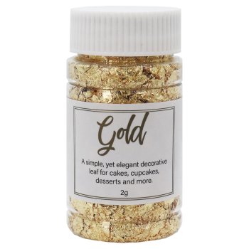 GoBake Decorating Leaf 2g Gold