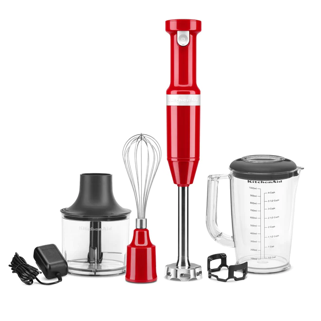 KitchenAid Cordless Hand Blender KHBBV Empire Red Chef s Complements