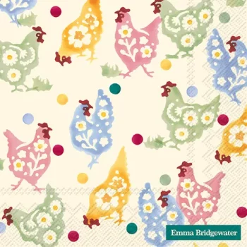 IHR Lunch Napkin Spring Chicken