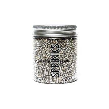 Sprinks Metallic Silver Jimmies 1mm 85g