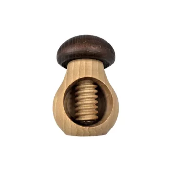 Dishy Beechwood Screw Nutcracker