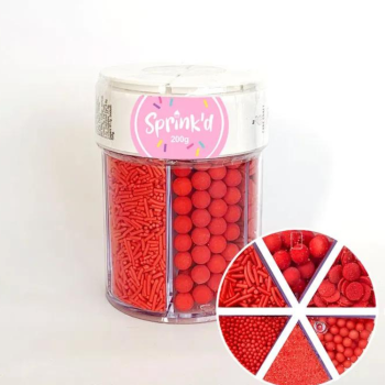 Sprink'd 6 Cavity 200g Red