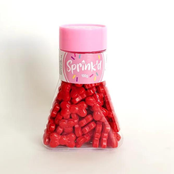 Sprink'd Red Bowties 100g