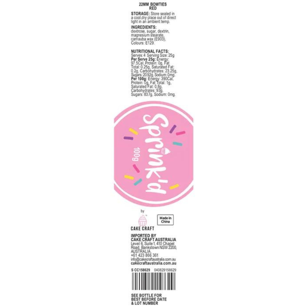 Red Bowties 100g (2)