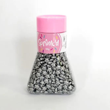Sprink'd Stars 7mm Silver