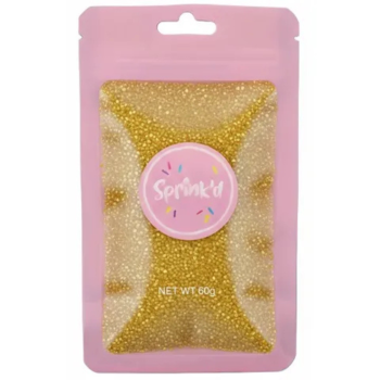 Sprink'd Sanding Sugar Gold 60g