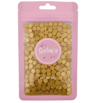 Sprink'd Sequins 7mm 60g Gold