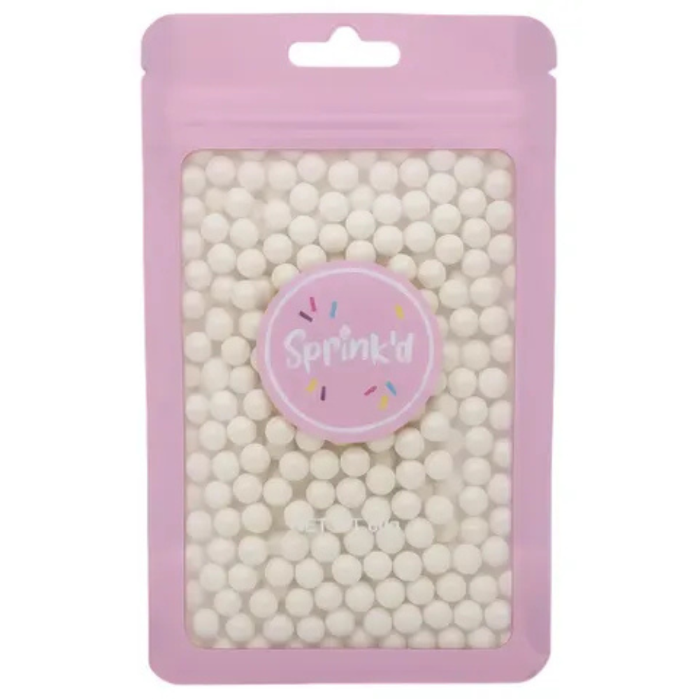 Sprink’d Sugar Balls 4mm Ivory 60g