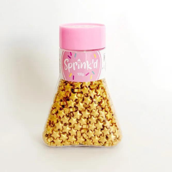 Sprink'd Stars 7mm Gold