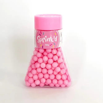 Sprink'd Sugar Balls 8mm 100g Pastel Pink