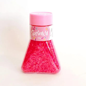 Sprink'd Sugar Rocks Bright Pink
