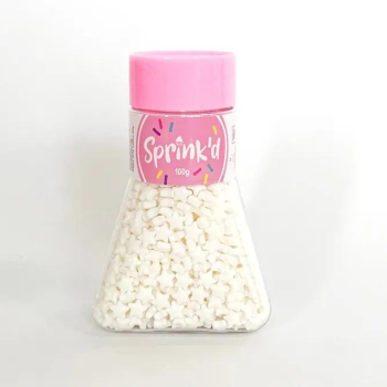 Sprink'd Stars 7mm White
