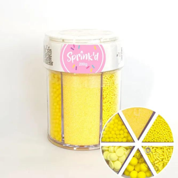 Sprink'd 6 Cavity 200g Yellow
