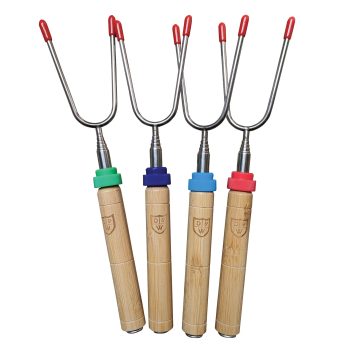 Davis & Waddell Flinders Telescopic Marshmallow Forks Set of 4