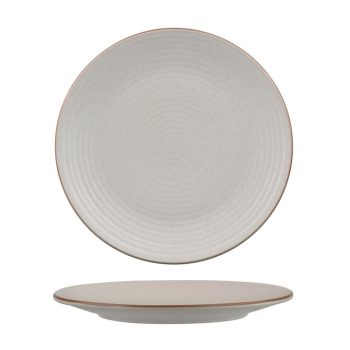 Zuma Mineral Round Plate - Ribbed 265mm