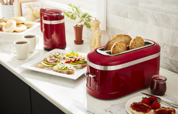 KitchenAid KMT5115ER 4 Slice Long Slot Toaster - Empire Red for