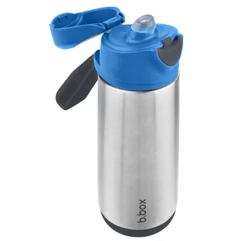 B.Box Insulated Drink Bottle 500ml Blue Slate