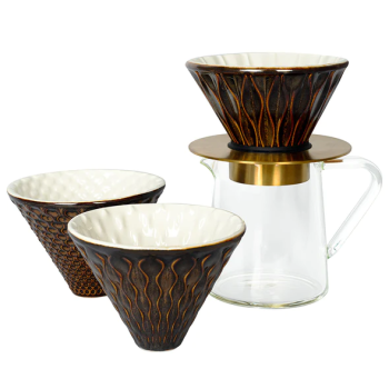 Loveramics Limited Edition Brewers Dripper Set Gunpowder