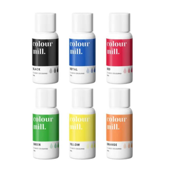 Colour Mill Oil Based Colouring Primary 6 Pack