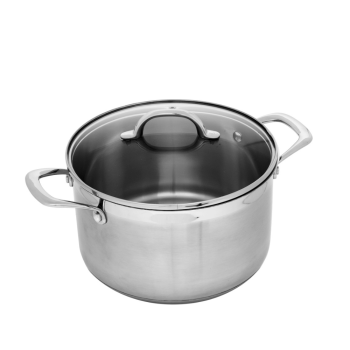 Swiss Diamond Premium Steel Casserole with Lid 24cm