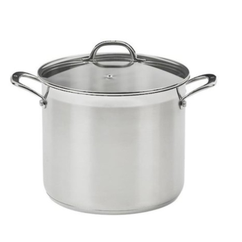 Swiss Diamond Premium Steel Stock Pot with Lid 26cm