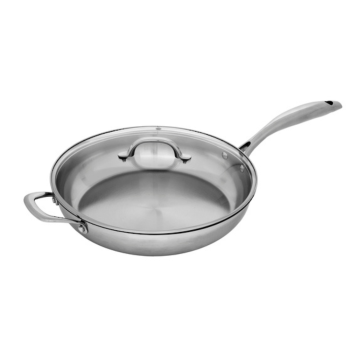 Swiss diamond premium steel Saute pan 28cm Lid