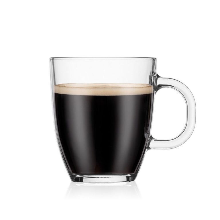 Bodum Canteen Double Wall Mugs, 4-Piece Set, Heat-Resistant Borosilicate  Glass..