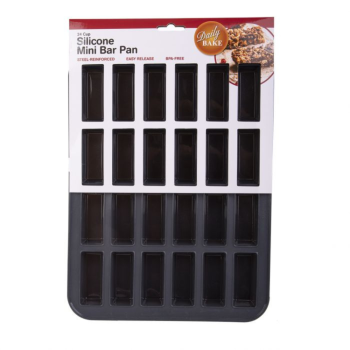 Daily Bake Silicone Mini Bar Pan 24 Cup