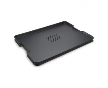 Joseph Joseph Cut&Carve Plus Multi Function Chopping Board XL Black