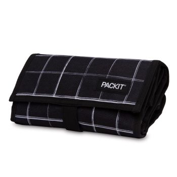 72022 – PackIt Lunch Bag – Black Grid – HR7