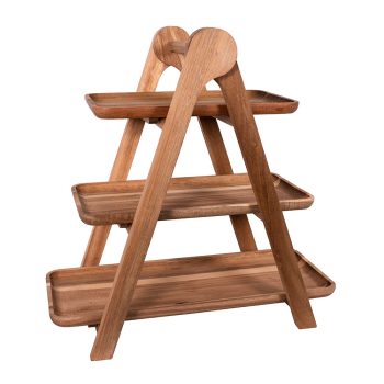 Peer Sorensen Acacia Wood Three Tiered Serving Ladder